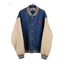  Vintageblue Tri Mountain Varsity Jacket - mens xxx-large