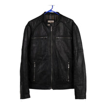  Vintageblack Unbranded Leather Jacket - womens xx-large