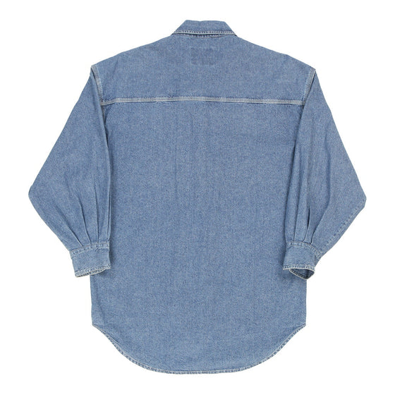 Vintage blue Trussardi Denim Shirt - mens small