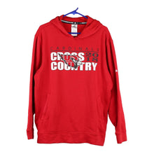 Cardinals Cross Country 2018 Adidas MLB Hoodie - Large Red Cotton Blend - Thrifted.com
