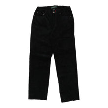  Vintage black Ralph Lauren Cord Trousers - womens 34" waist