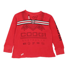  Vintage red Age -  7 Years Coogi Long Sleeve T-Shirt - boys small