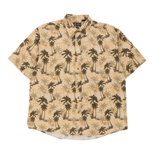  Faded Glory Hawaiian Shirt - Large Beige Cotton hawaiian shirt Faded Glory   