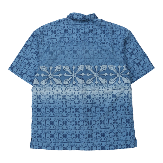 Shock Resistent Hawaiian Shirt - Small Blue Polyester hawaiian shirt Shock Resistent   