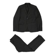  Vintage black Sonny Bono Full Suit - mens large