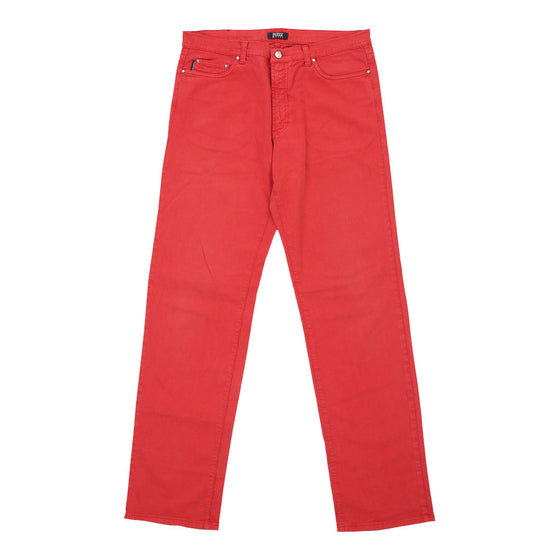 Vintage red Gianfranco Ferre Jeans - mens 36" waist