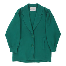  Aquascutum Coat - XL Green Wool Blend