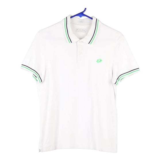 Vintage white Lotto Polo Shirt - mens small