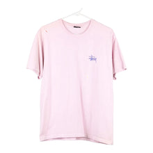  Vintage pink Stussy T-Shirt - mens medium