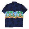 Vintage blue Rima Hawaiian Shirt - mens medium