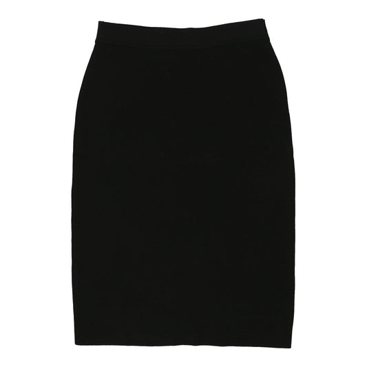 Valentino Skirt - 26W UK 6 Black Viscose Blend