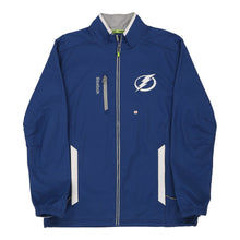  Vintage blue Tampa Bay Lightning Reebok Jacket - mens large