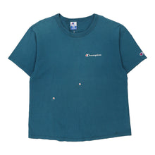  Vintage blue Champion T-Shirt - mens large