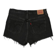  Vintage black 501 Levis Denim Shorts - womens 32" waist