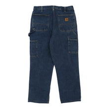  Vintage dark wash Carhartt Carpenter Jeans - mens 32" waist