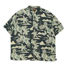  Vintage green Fly Shacker Hawaiian Shirt - mens xxx-large