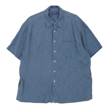  Vintage blue Pendleton Hawaiian Shirt - mens x-large