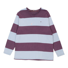  Vintage purple Tommy Hilfiger Long Sleeve T-Shirt - mens x-large