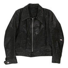  Vintage black Rosa Guiseppe Leather Jacket - womens medium
