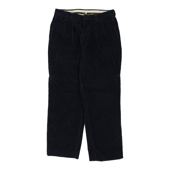 Vintage navy L.L.Bean Cord Trousers - mens 32" waist