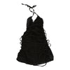 Vintage black Unbranded Halterneck Top - womens x-small