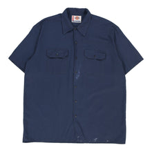  Vintage blue Dickies Short Sleeve Shirt - mens x-large