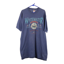  Vintageblue Whitewater Fruit Of The Loom T-Shirt - mens xx-large
