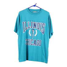  Vintageblue Illinois Chicago University Gear T-Shirt - mens large