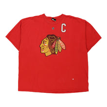  Chicago Blackhawks Reebok NHL T-Shirt - 2XL Orange Cotton - Thrifted.com