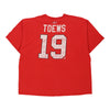 Chicago Blackhawks Reebok NHL T-Shirt - 2XL Orange Cotton - Thrifted.com
