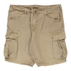 Vintage beige Napapijri Cargo Shorts - mens 38" waist