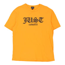  Vintage orange Cavalli T-Shirt - mens small