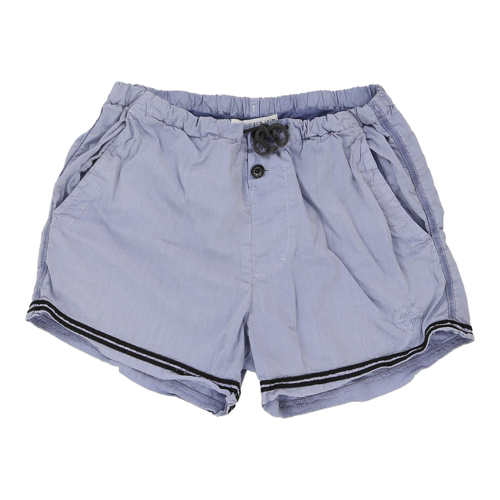 Stone Island Swim Shorts - Large Blue Nylon – Thrifted.com