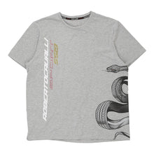  Vintage grey Cavalli T-Shirt - mens x-large