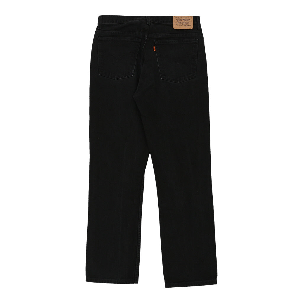 Orange Tab Levis Jeans 32W 32L Black Cotton
