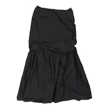  Via Del Teatro Maxi Strapless Dress - Medium Black Polyester - Thrifted.com