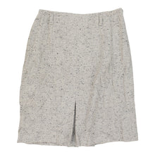  Max Mara Midi Skirt - 28W UK 8 Grey Virgin Wool - Thrifted.com