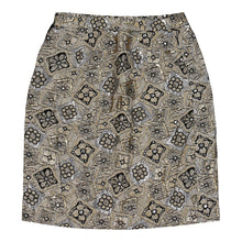  Unbranded Midi Skirt - 26W UK 6 Gold Polyester Blend - Thrifted.com