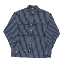  Guess Striped Shirt - Large Blue Cotton shirt Guess   