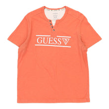 Guess Spellout T-Shirt - XL Orange Cotton t-shirt Guess   