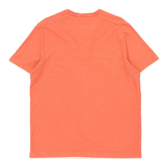 Guess Spellout T-Shirt - XL Orange Cotton t-shirt Guess   