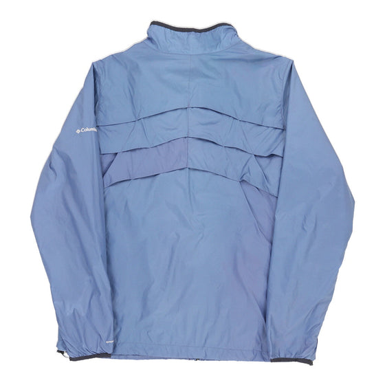 Columbia Shell Jacket - Large Blue Polyester - Thrifted.com