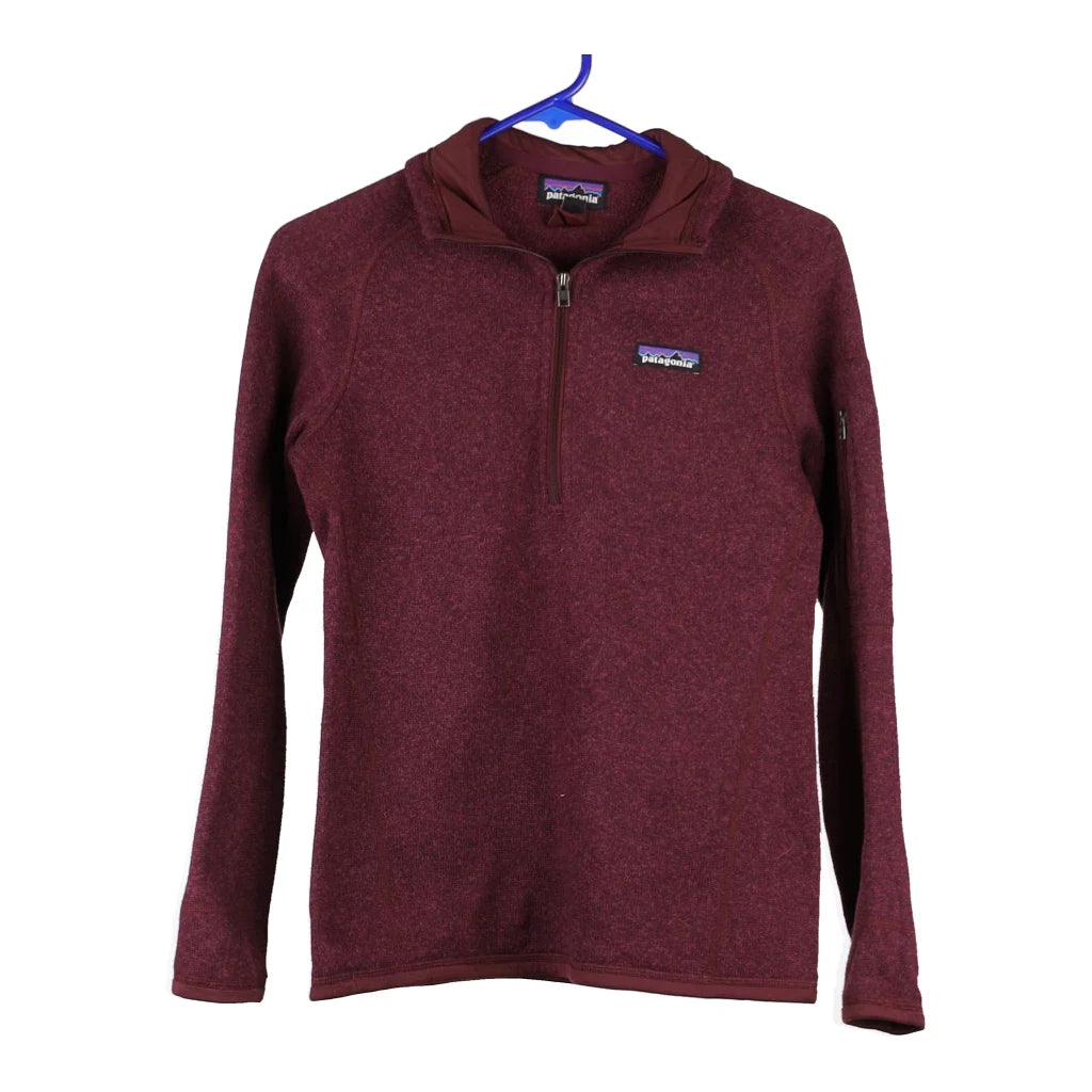Vintage burgundy Patagonia Fleece - womens x-small