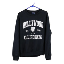  Vintage black Hollywood California Mv Sport Sweatshirt - womens medium