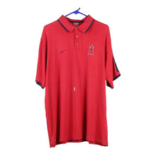  Vintage red Los Angeles Angels Nike Polo Shirt - mens x-large