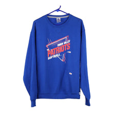  Vintage blue Owen Valley Patriots Softball Russell Athletic Sweatshirt - mens medium