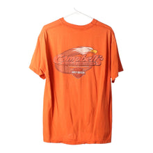  Vintage orange Marion, Illinois Harley Davidson T-Shirt - mens large