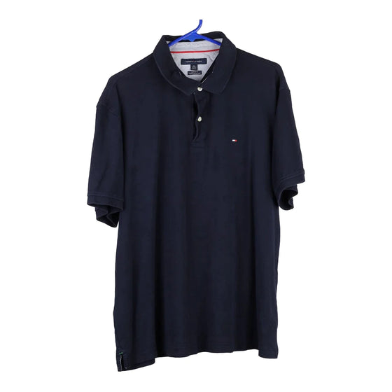 Vintage navy Tommy Hilfiger Polo Shirt - mens x-large