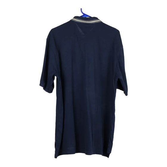 Vintage blue Slow Light Tommy Hilfiger Polo Shirt - mens medium
