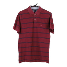  Vintage burgundy Tommy Hilfiger Polo Shirt - mens medium